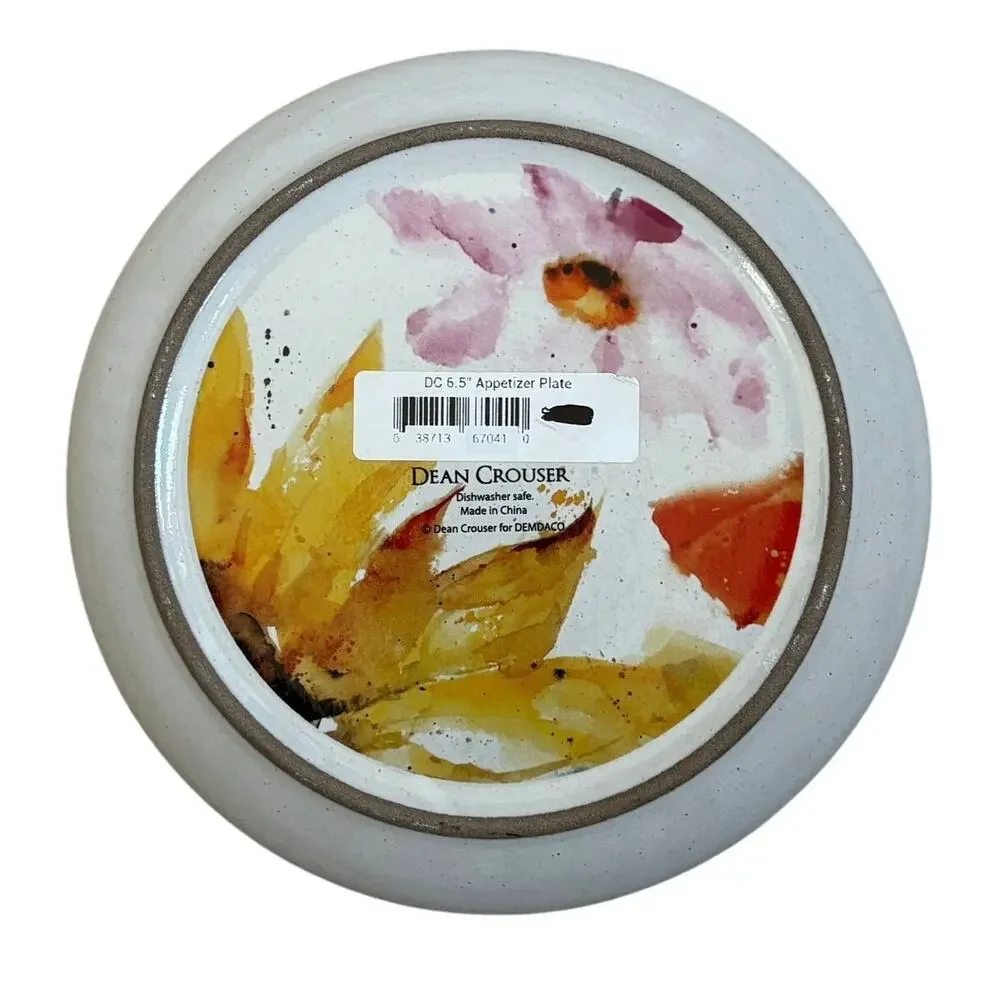 Dean Crouser Butterfly Appetizer Plate 6.5''